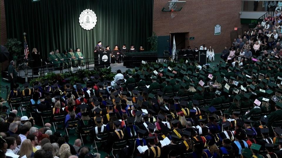 Delta College commencement ceremony.