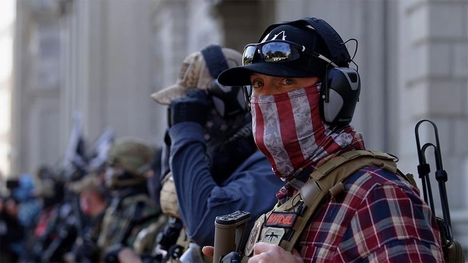 Rally in Richmond, Virginia. November 21, 2020.