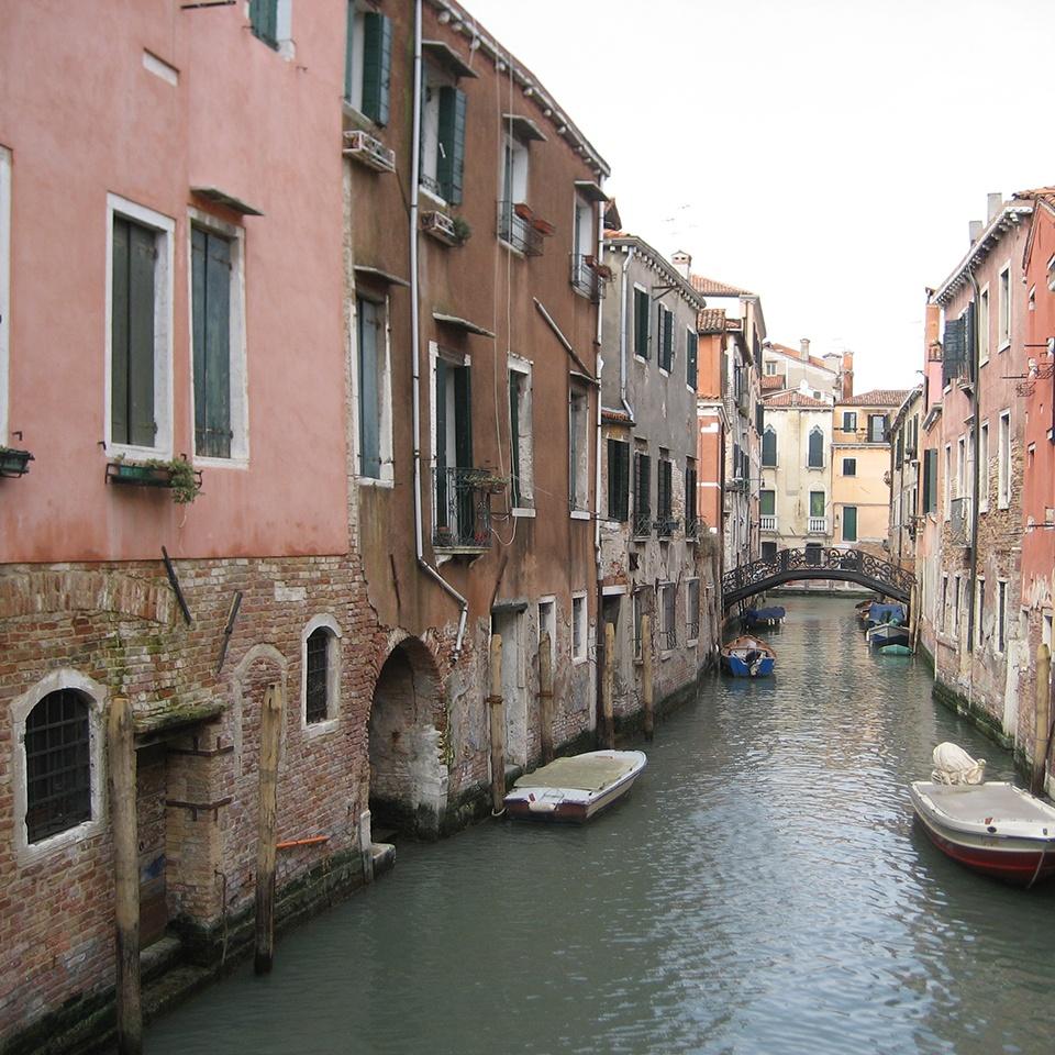 The canals of Venice.