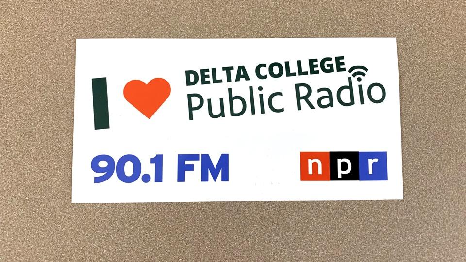 I Love Delta College Public Radio Bumper Sticker