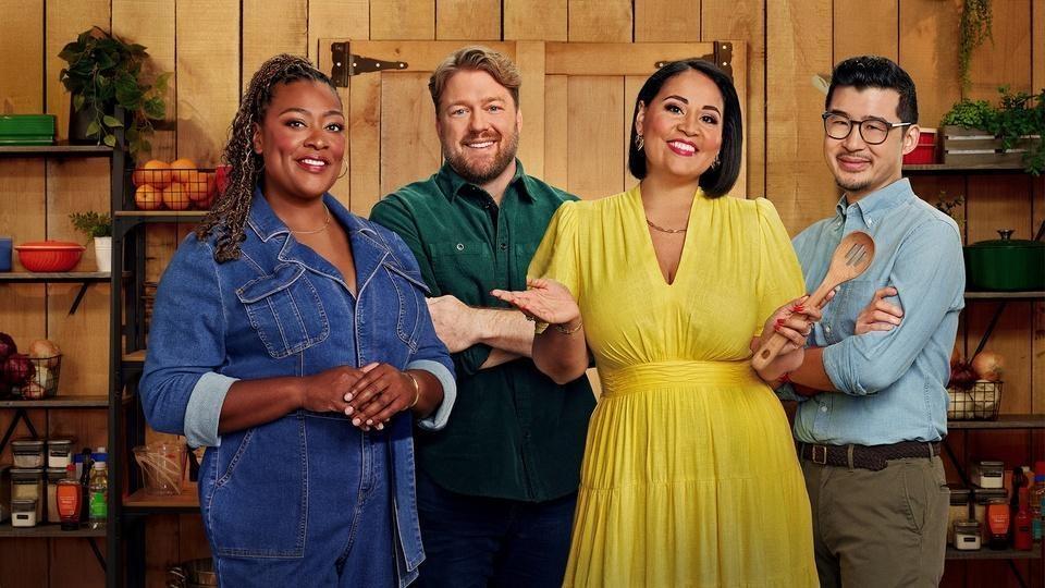 The hosts of The Great American Recipe.