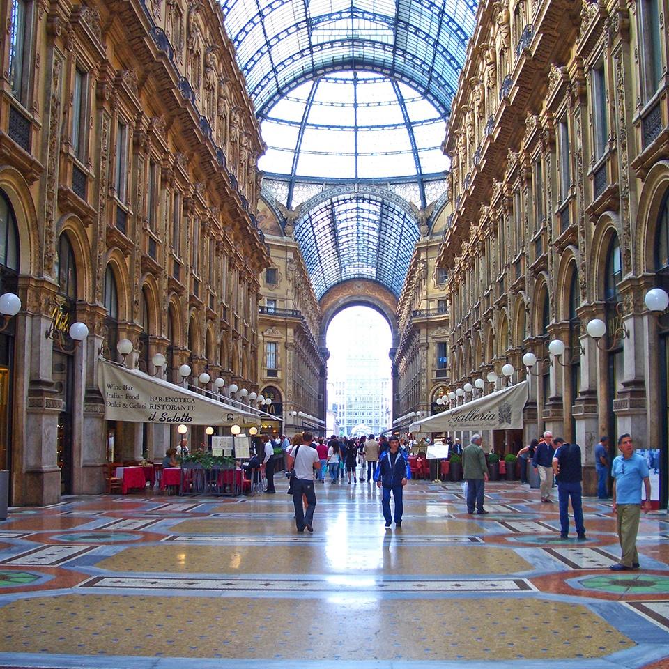 Galleria Vittorio Emanuele II in Milan.