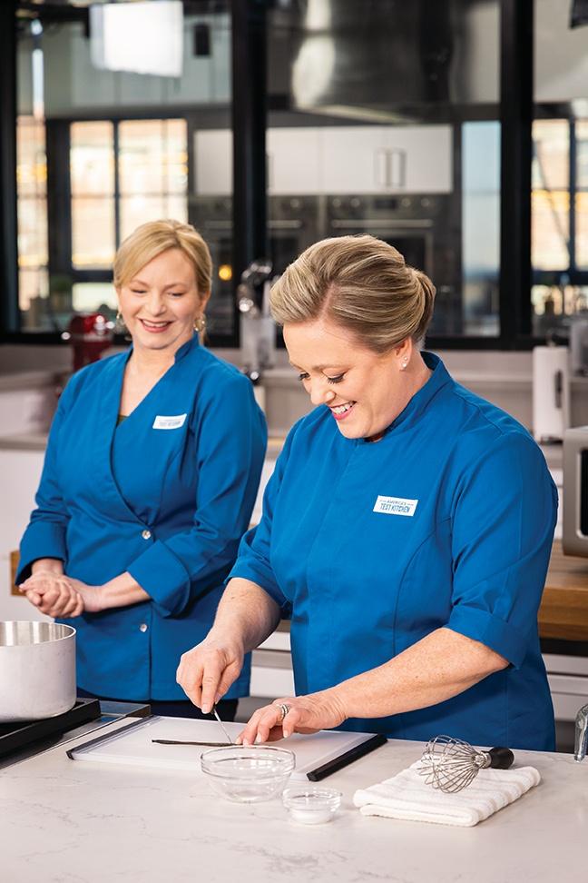 Bridget & Julia in the kitchen
