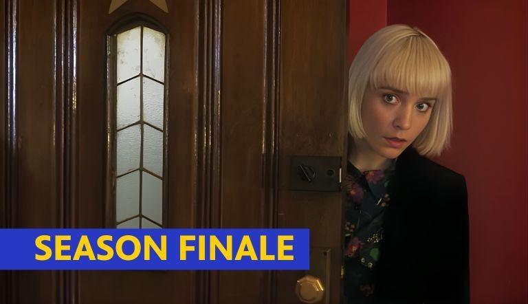 Queens of Mystery's Matilda peering around a door