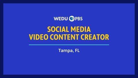 Job Posting | Social Media Video Content Creator - Tampa, FL