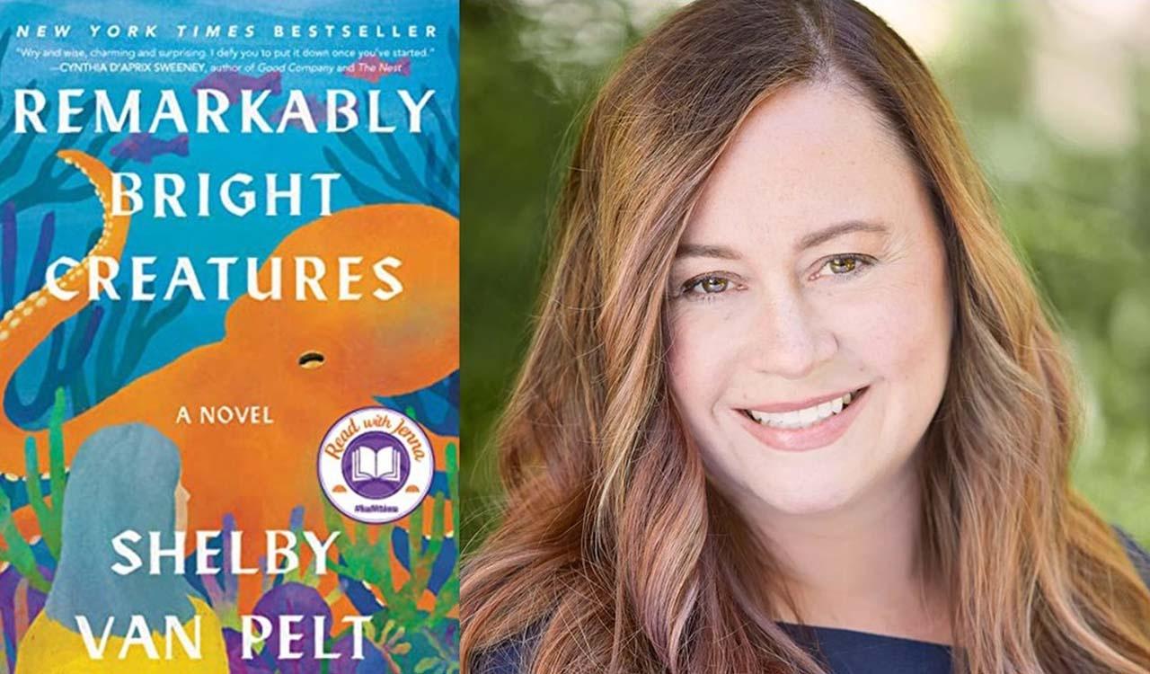 Book cover and author photo - Remarkably Bright Creatures