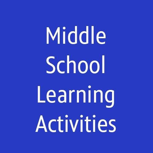 Middle school learning activities