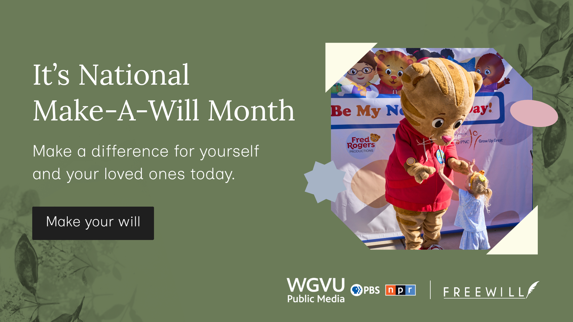 it's national make-a-will month. make a difference for yourself and your loved ones today.