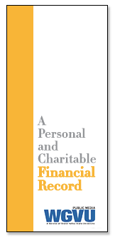 Brochure | Personal and Charitable Financial Record