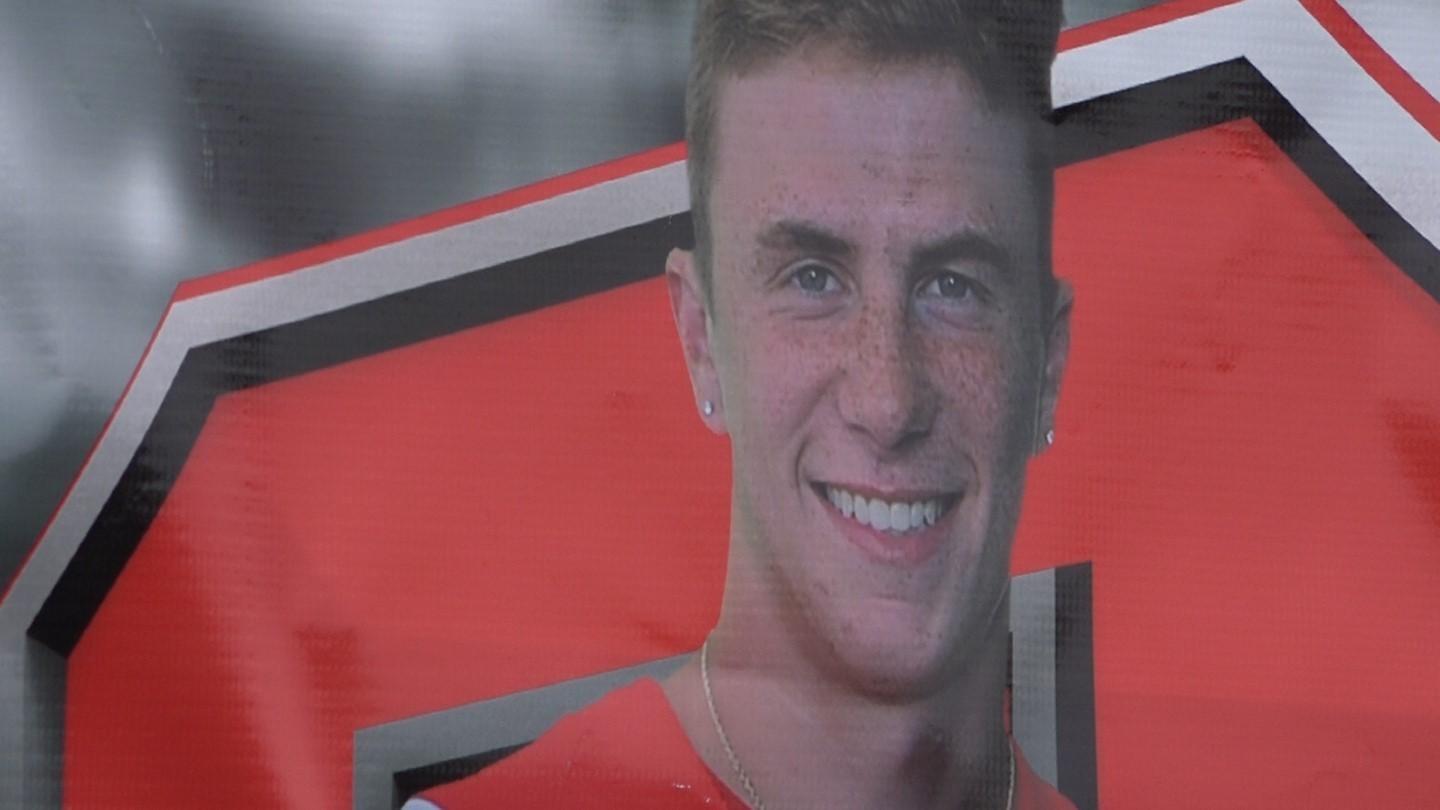 18-year-old Jaden Leiby sustained a neck injury during a football game