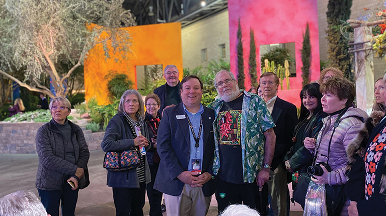 YBYG Host Mike McGrath with fans at the Philadelphia Flower Show