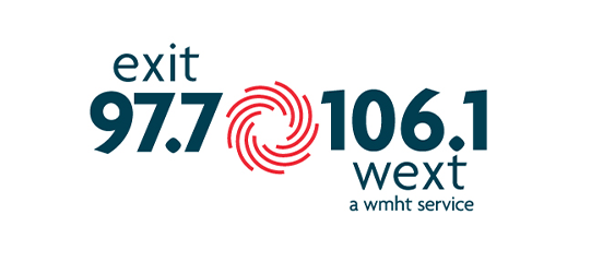 Green banner with the word SCHEDULES on top of an image of WMHT's schedule with a green transparency