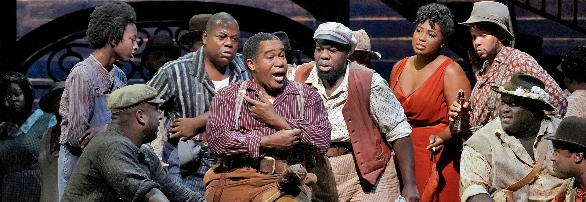Great Performances Porgy & Bess Cast on Stage at the Met