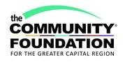 The Community Foundation Logo with the words for the Greater Capital Region below and a green arch above