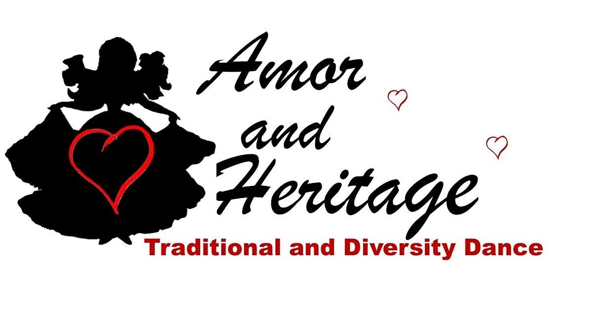 AMOR AND HERITAGE TRADITIONAL AND DIVERSITY DANCE logo