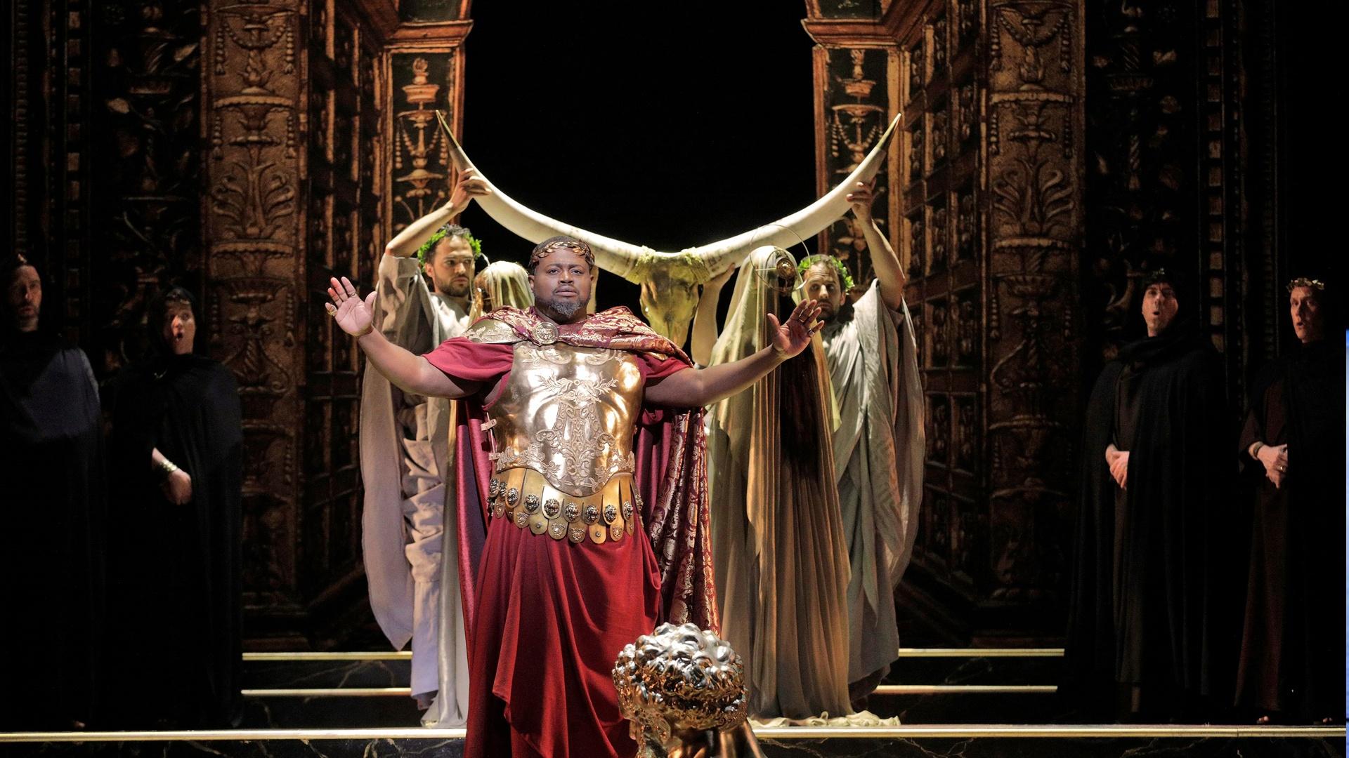 LA Opera’s production of The Clemency of Titus. Credit: Cory Weaver