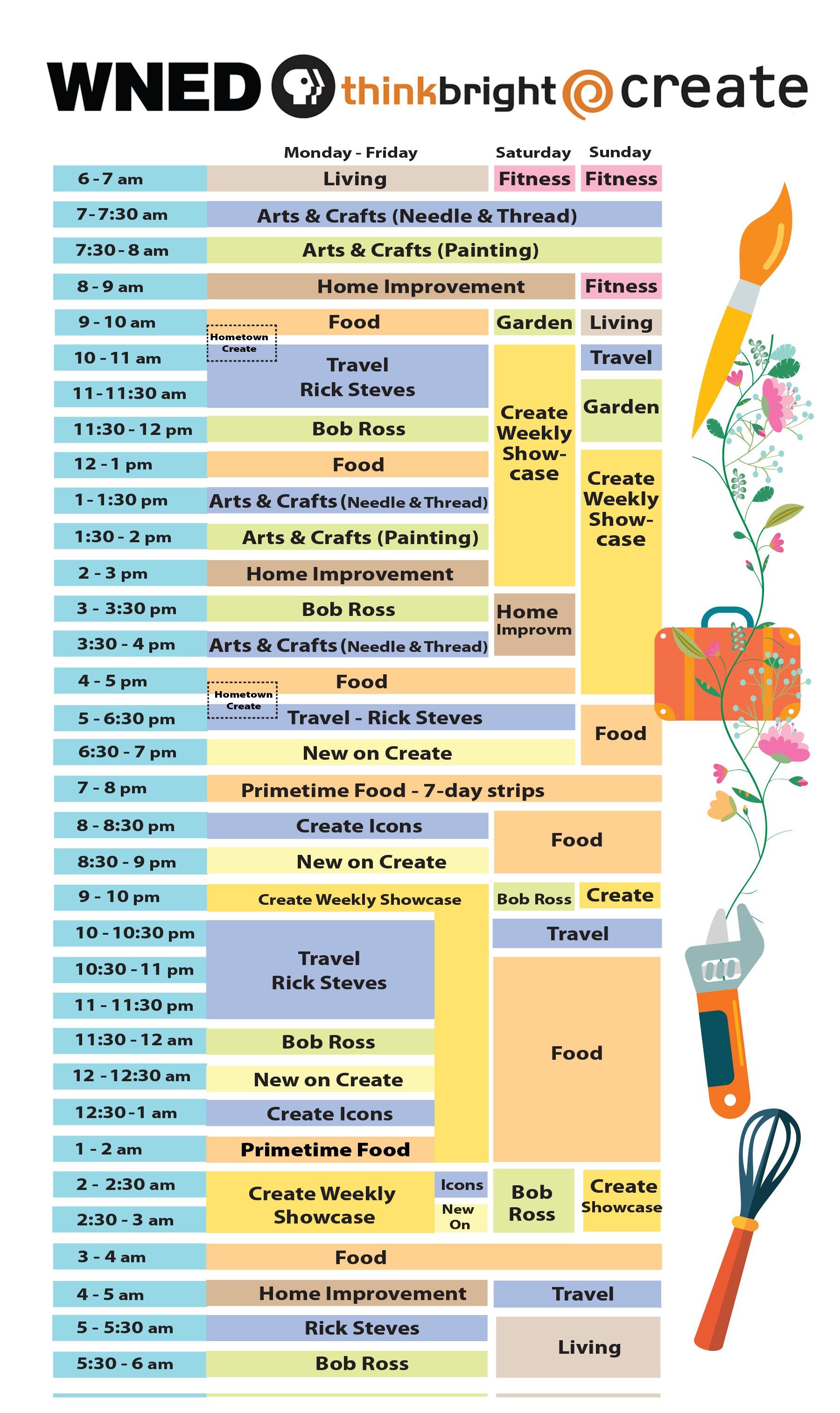 Wned Schedule - mtrruuy