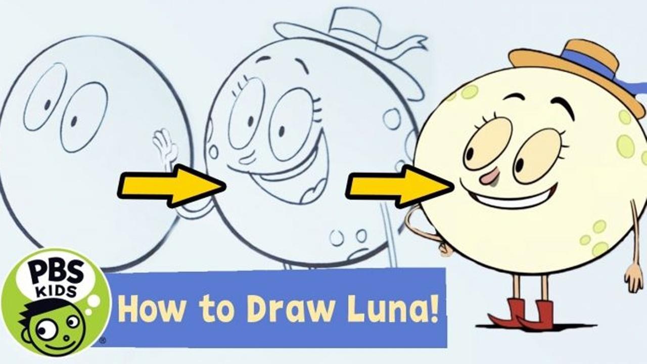 How to draw Luna