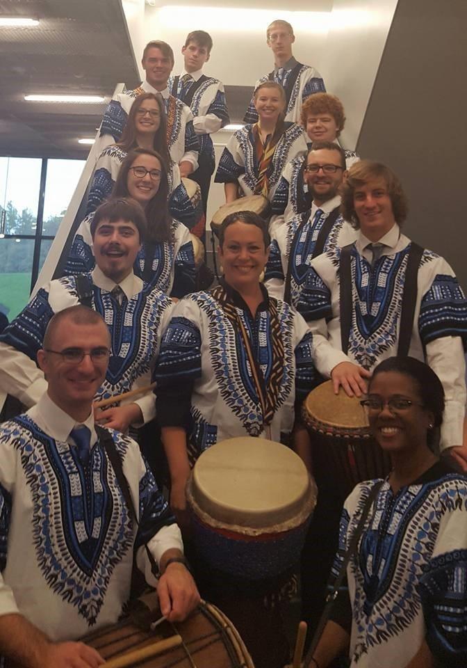 The Fredonia African Drumming Ensemble