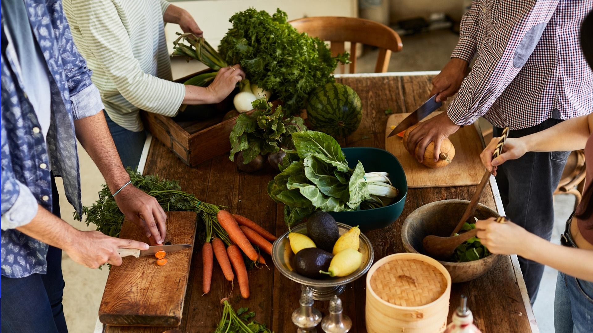 PREPARING FOOD