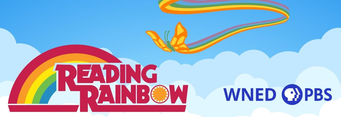 Reading Rainbow logo alongside the WNED PBS logo