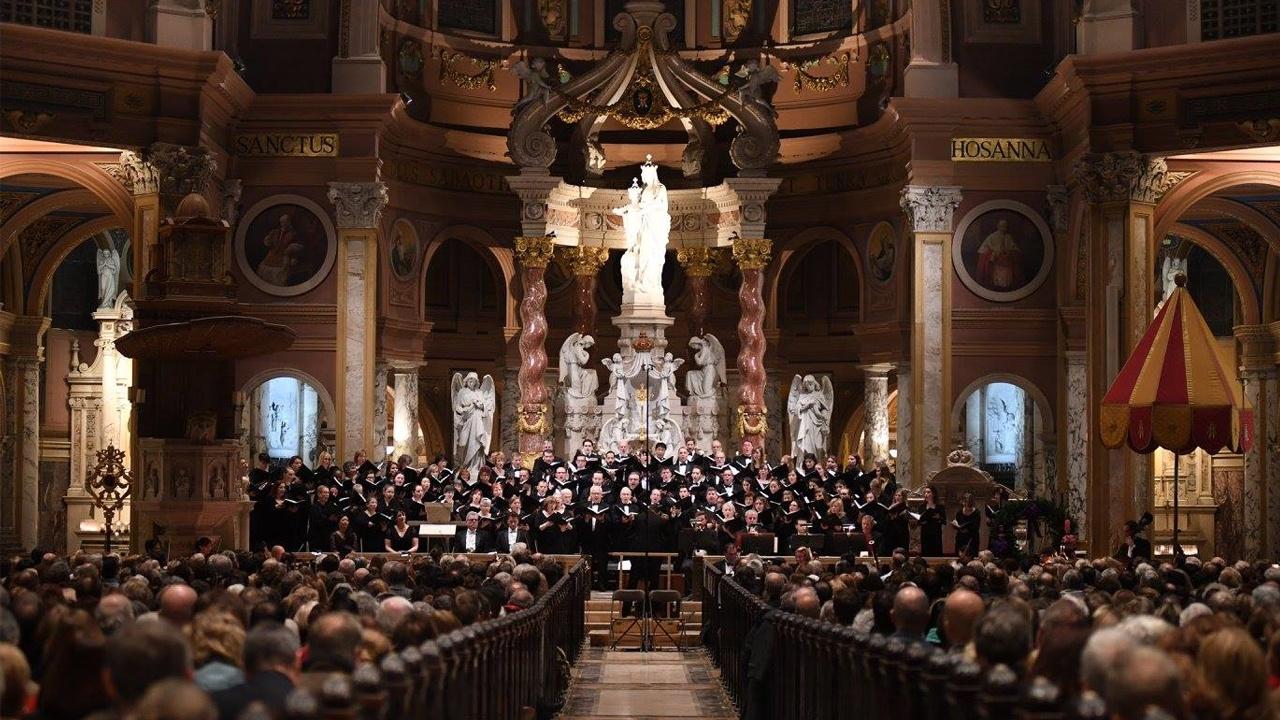 The Buffalo Philharmonic Orchestra and Chorus performse Mandel's Messiah at Our Lady of Victory Basilica