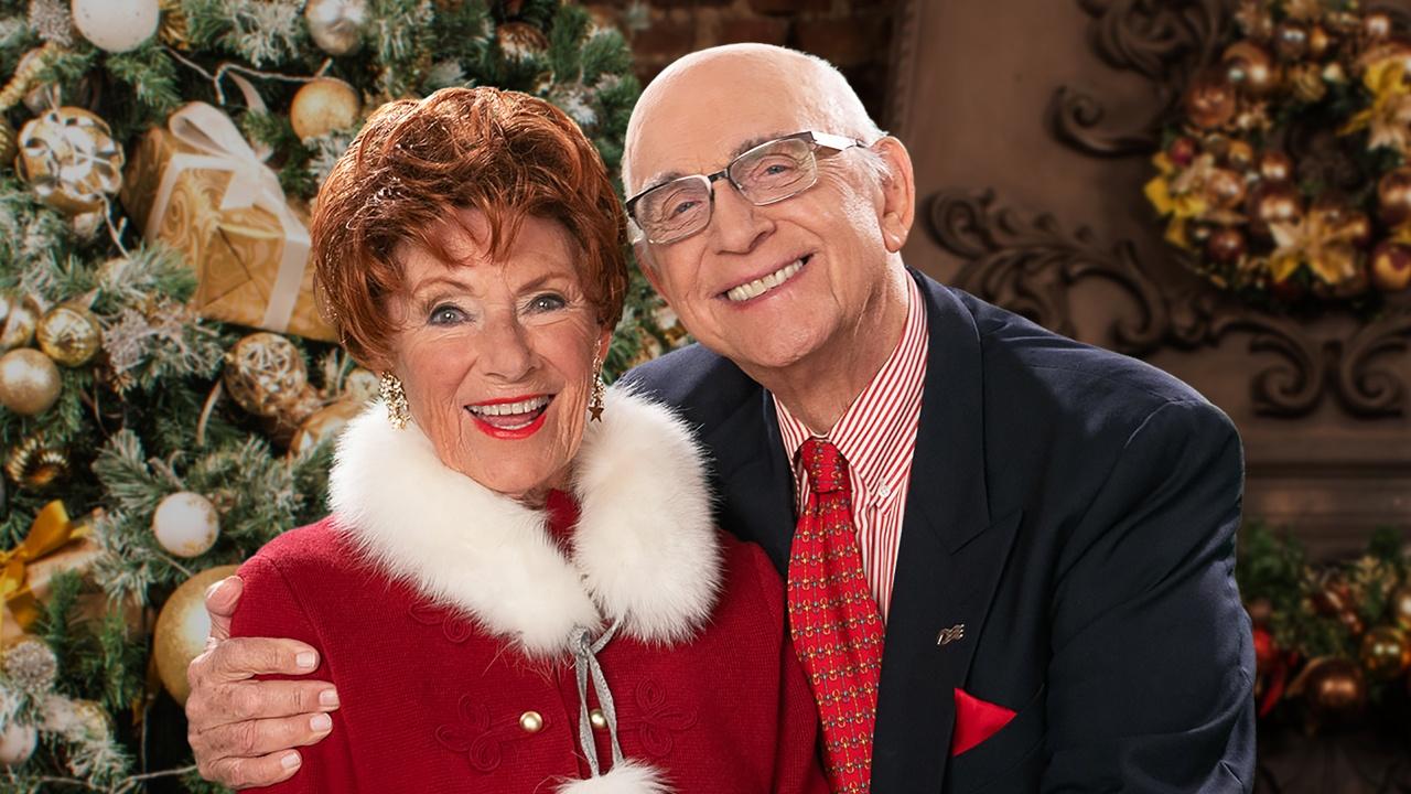 Marion Ross and Gavin MacLeod, hosts of Classic Christmas