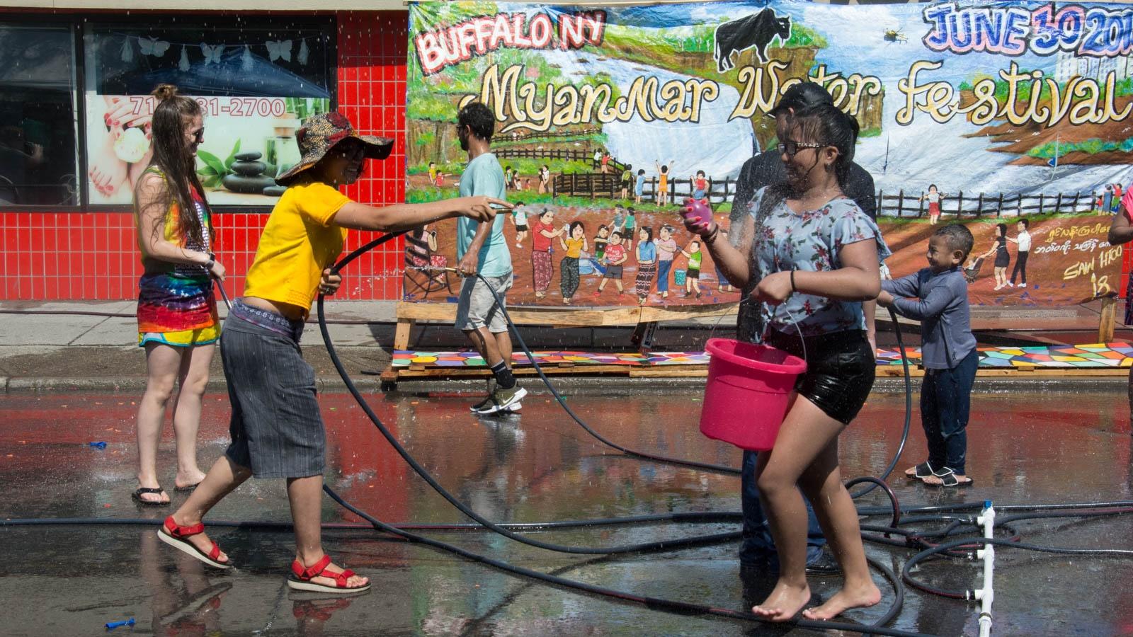 Burmese Water Festival