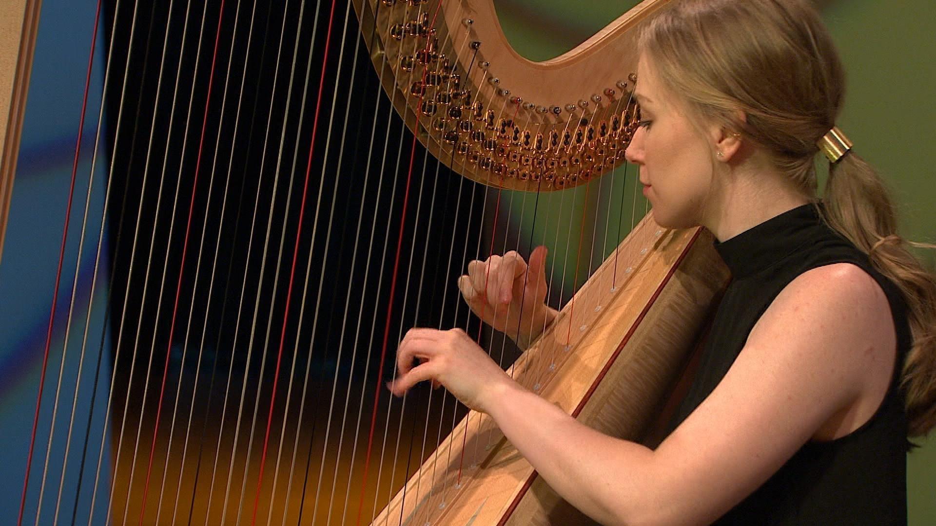 BPO musician Madeline Olson, Harp