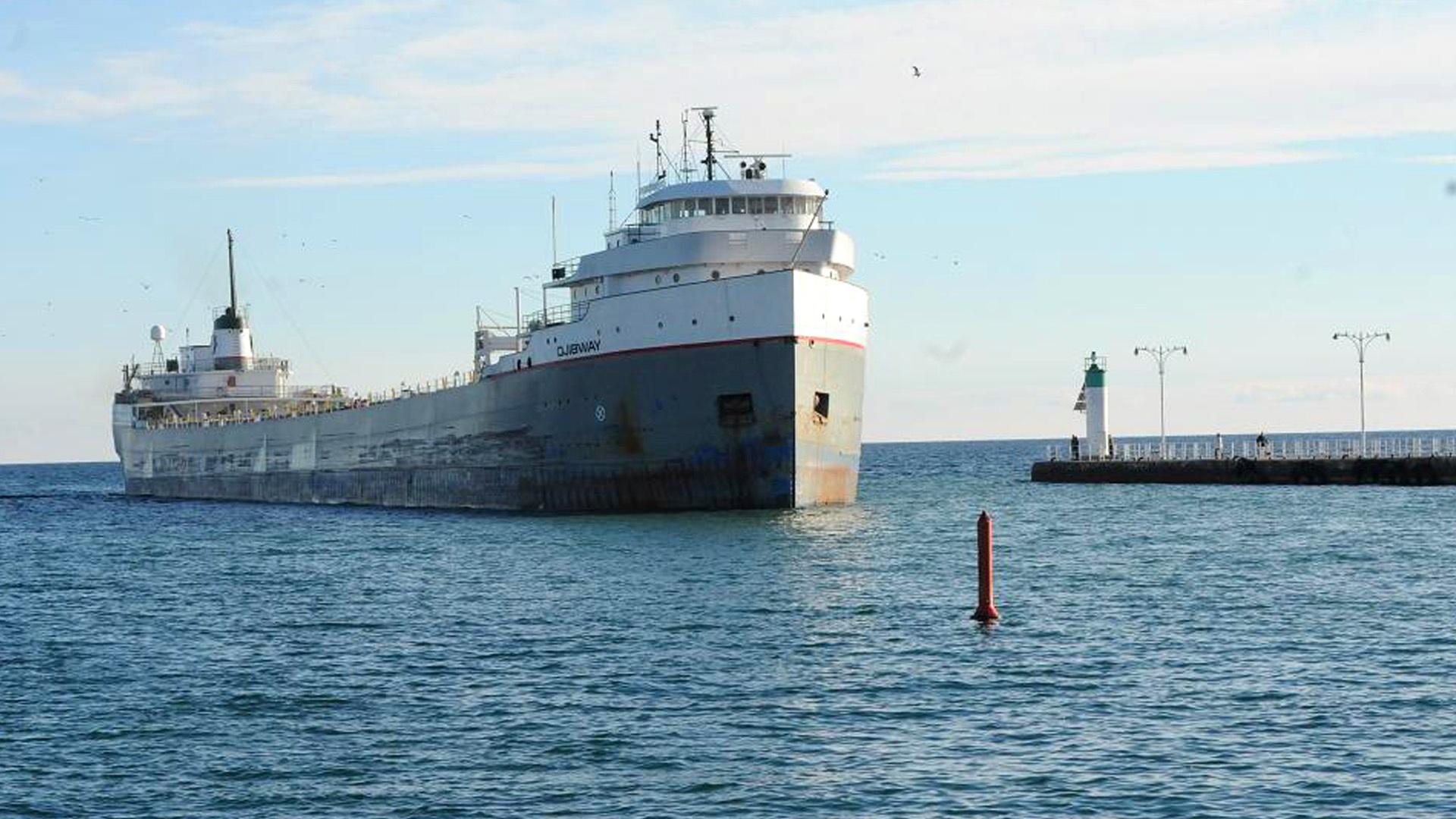 Ship in port