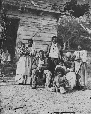 Photo of five generations on Smith's plantation