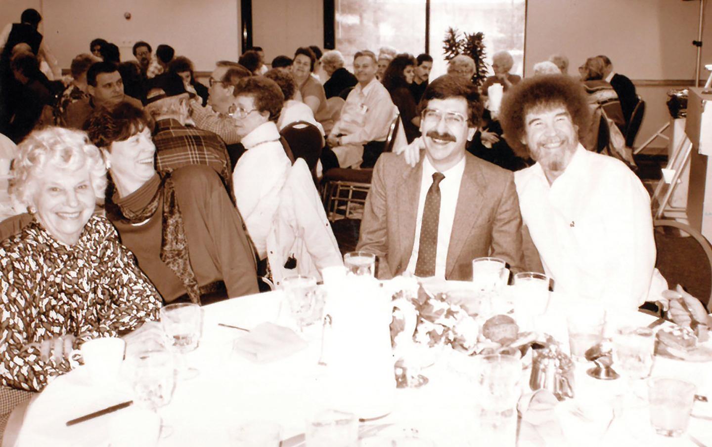 Bob Ross with former Director of Development Dave Day