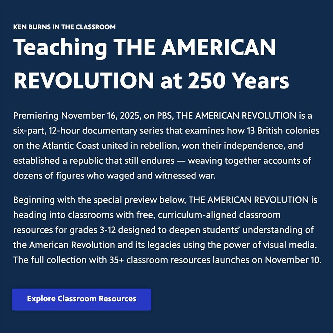 Teaching THE AMERICAN REVOLUTION at 250 Years