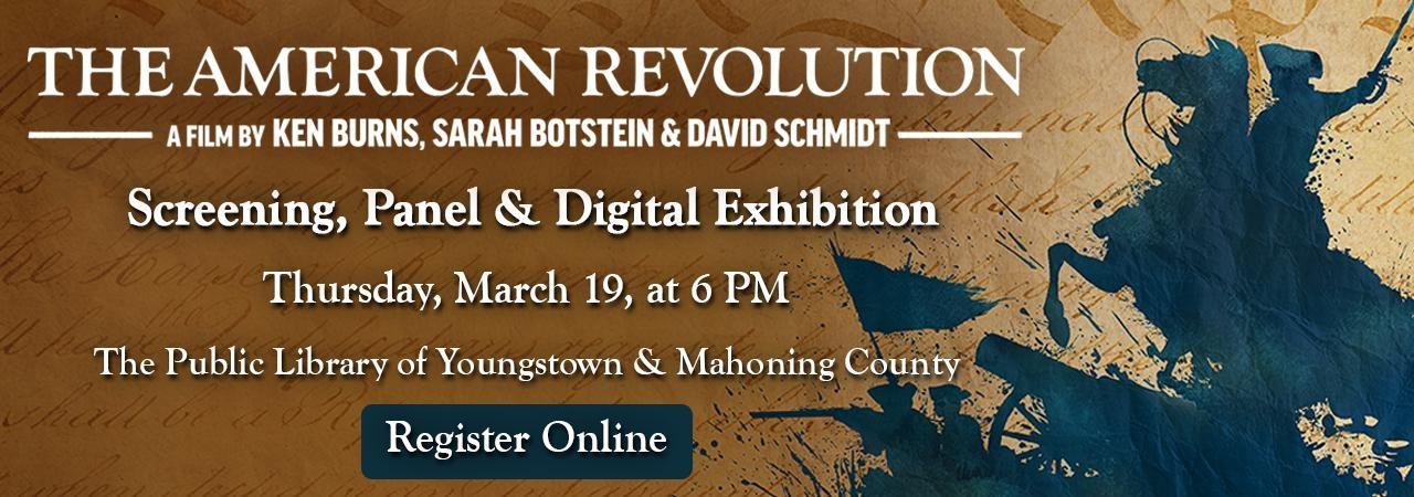 The American Revolution: Screening, Panel & Digital Exhibition