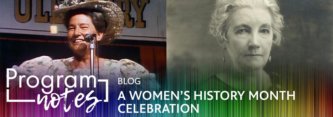 A Women’s History Month Celebration