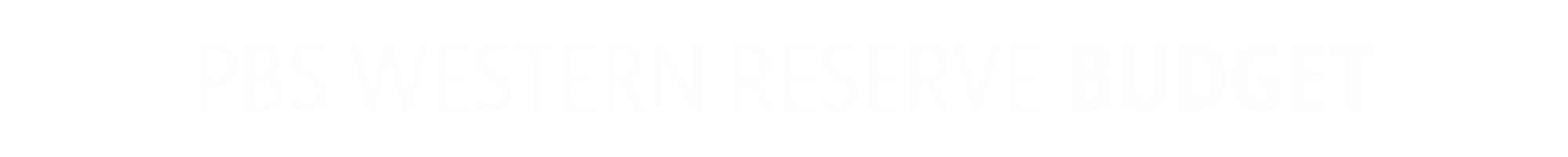 PBS Western Reserve Budget