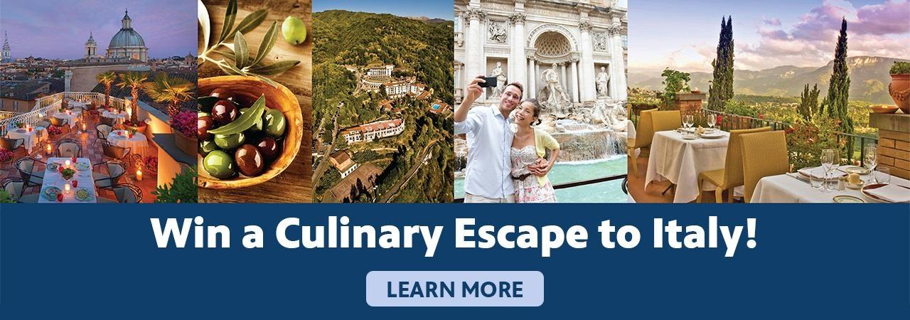 Win a Culinary Escape to Italy!