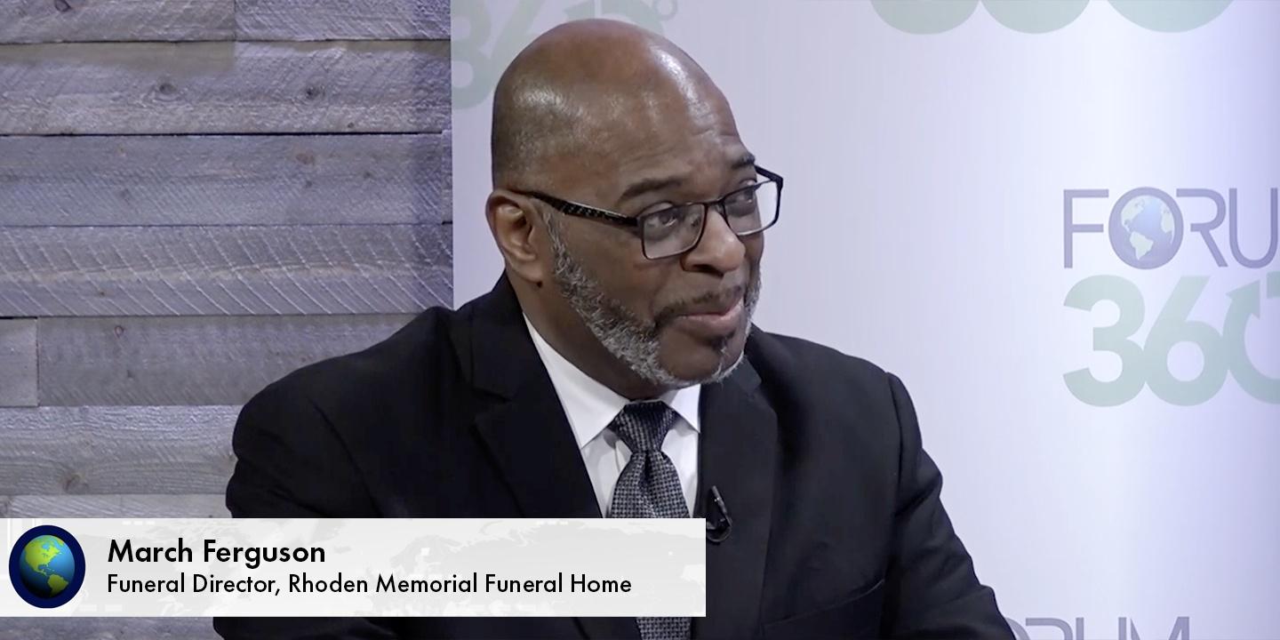 March Ferguson, Funeral Director of Rhoden Memorial Funeral Home