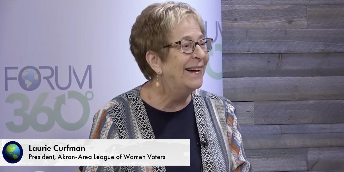 Laurie Curfman, President, Akron-Area League of Women Voters