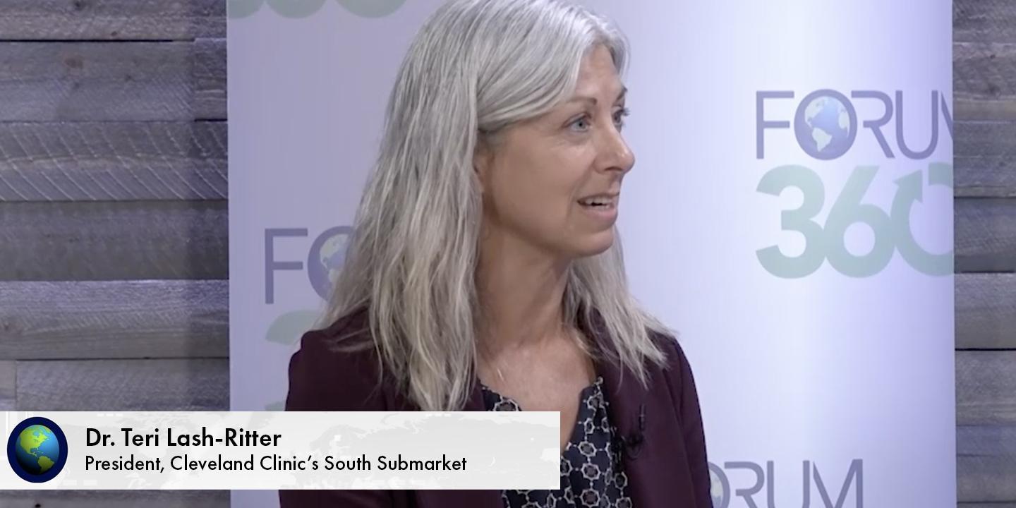 Dr. Teri Lash-Ritter, President of Cleveland Clinic’s South Submarket