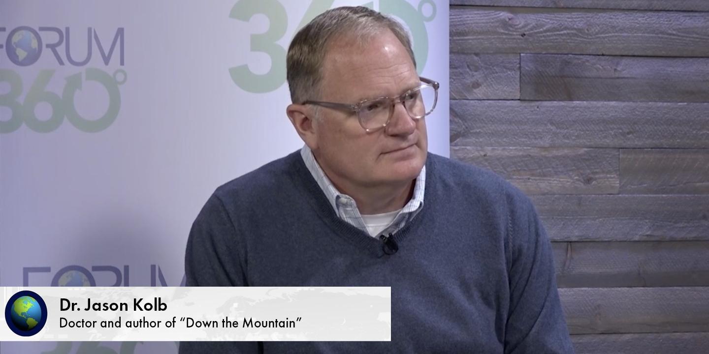 Dr. Jason Kolb, Doctor and author of “Down the Mountain”
