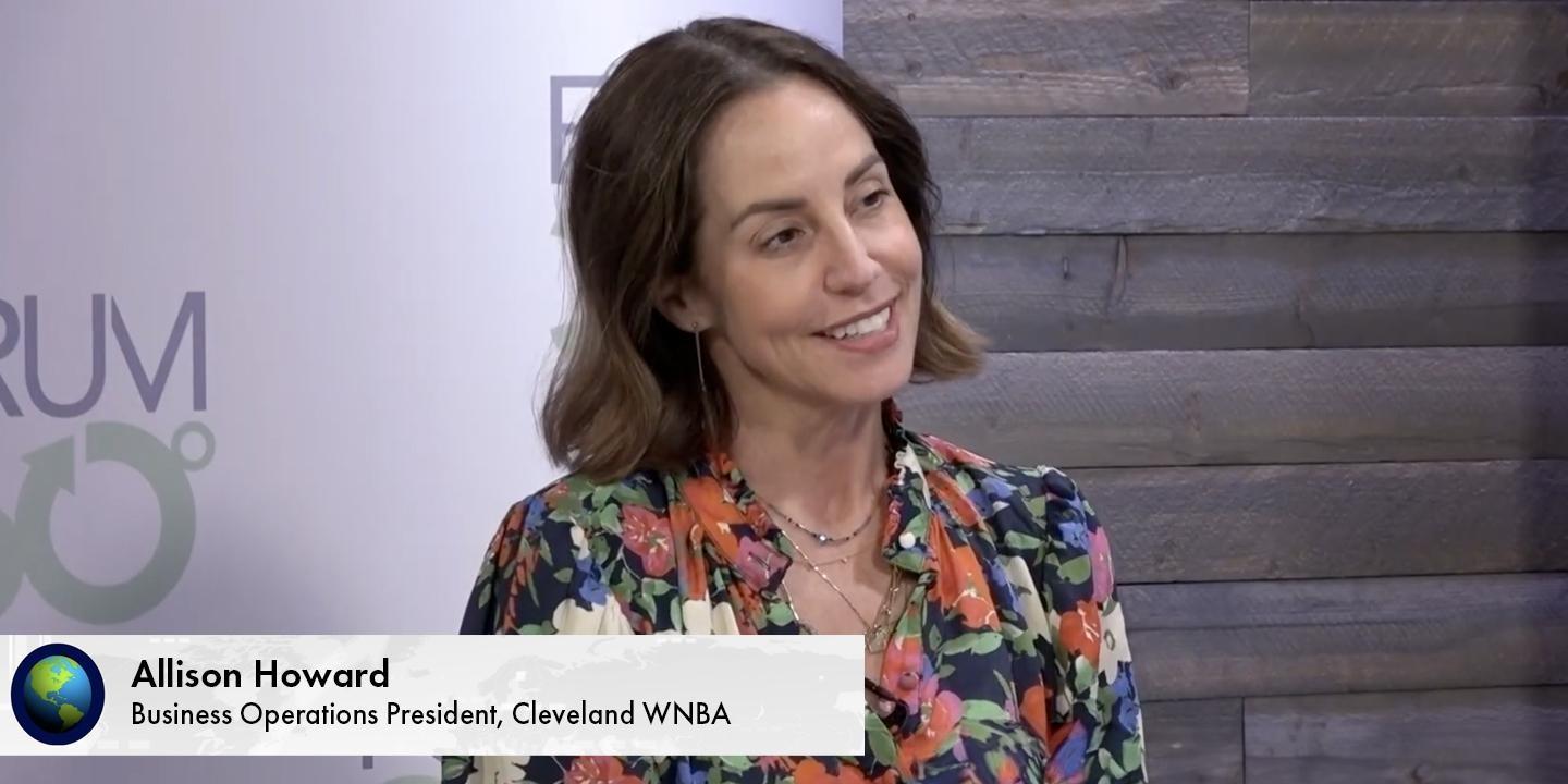 Allison Howard, business operations president, Cleveland WNBA