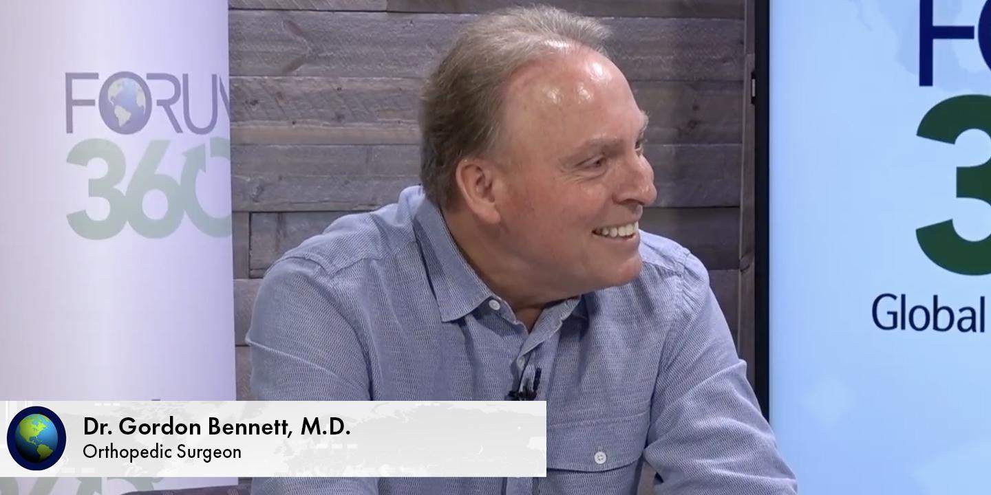 Orthopedic surgeon Gordon Bennett, M.D.