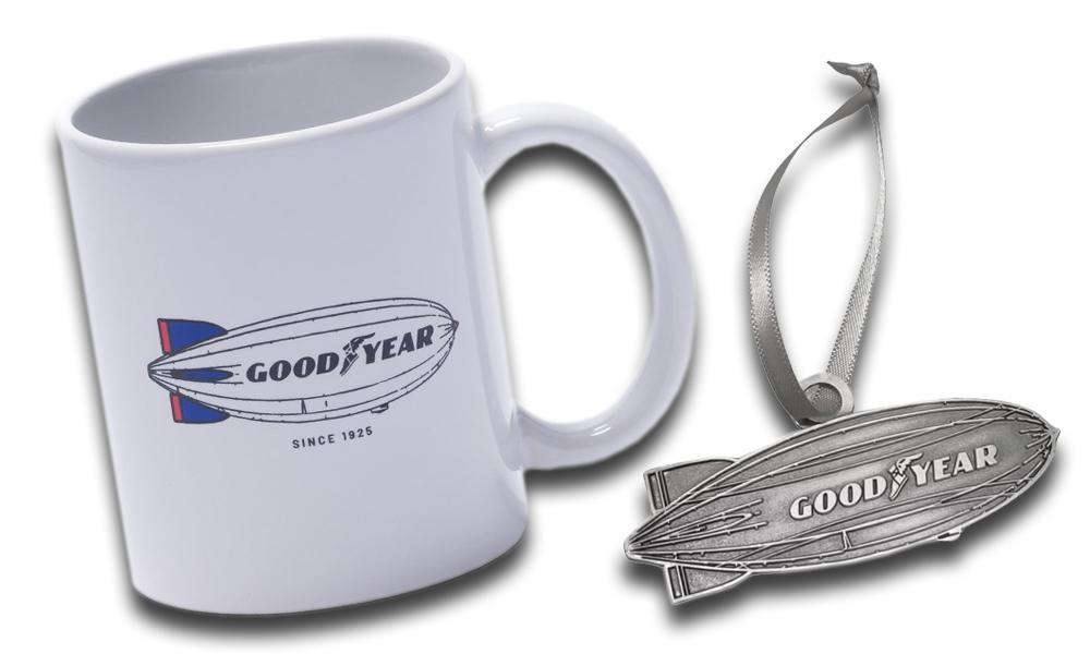 Enterprise Blimp Ceramic Mug and Limited Edition Keepsake Ornament