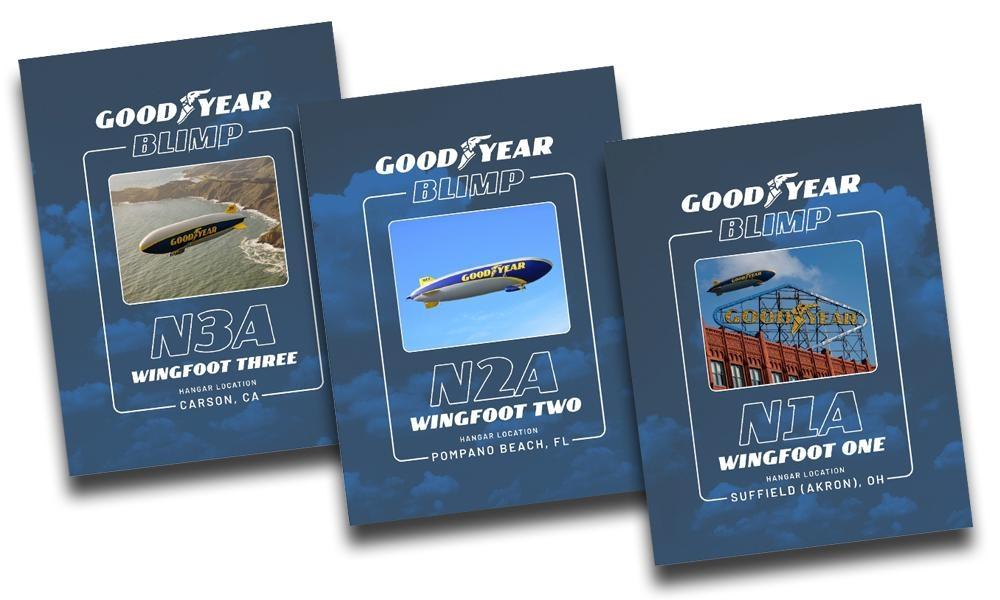 Blimp Wingfoot Trading Cards