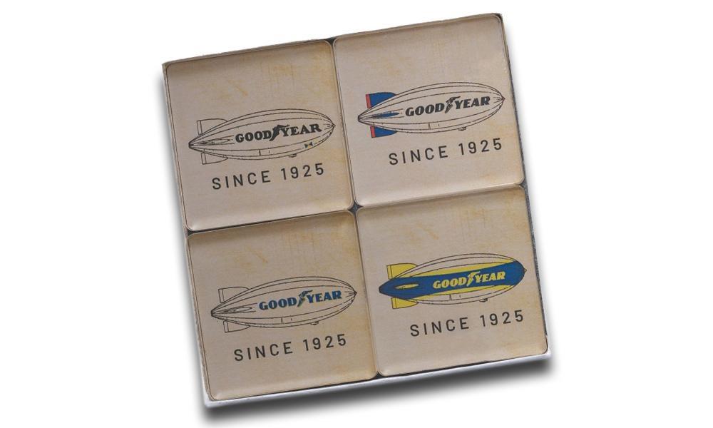 Historical Blimps Magnet Set
