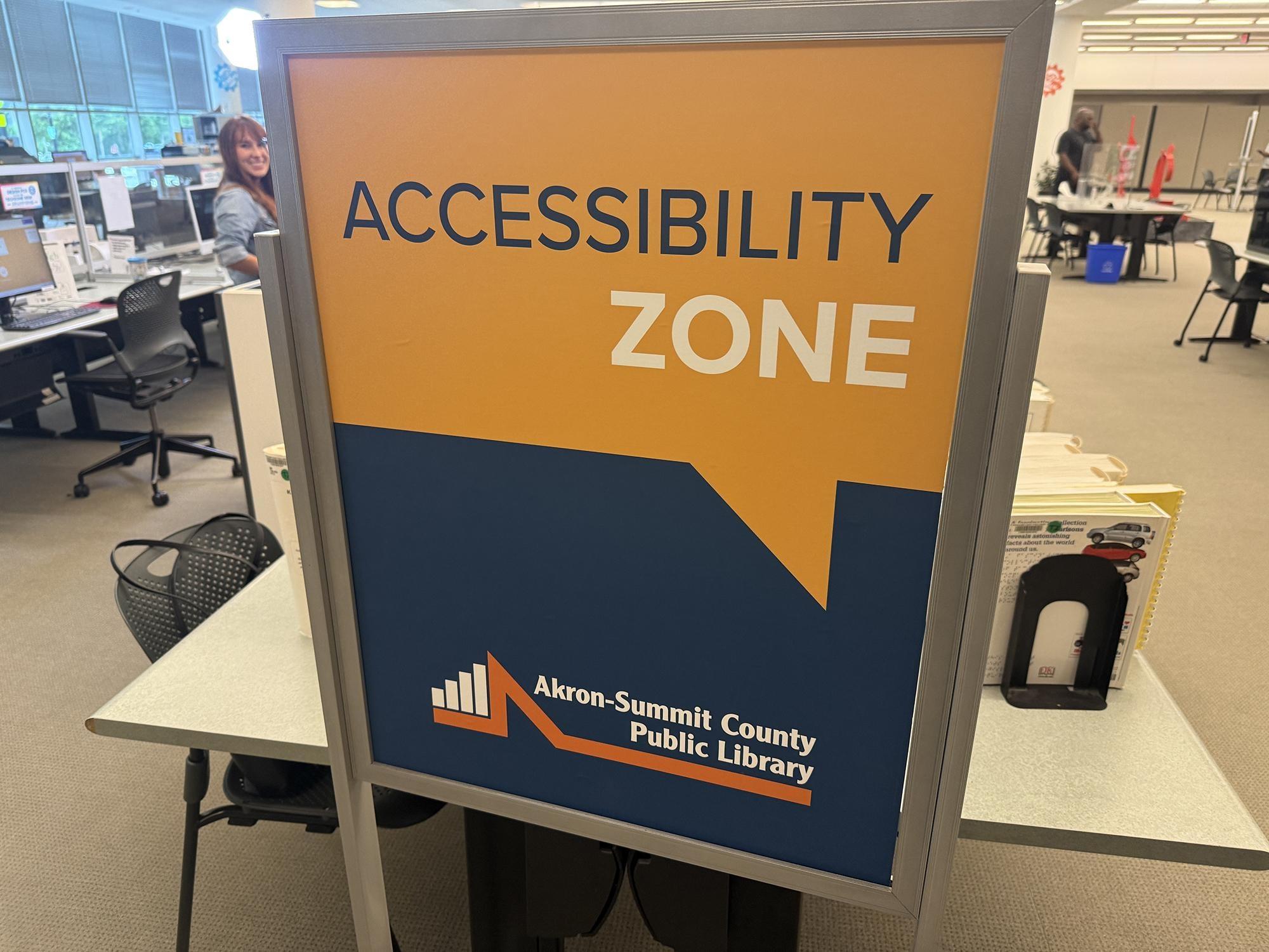 Braille Embossing Station at the Akron-Summit County Public Library