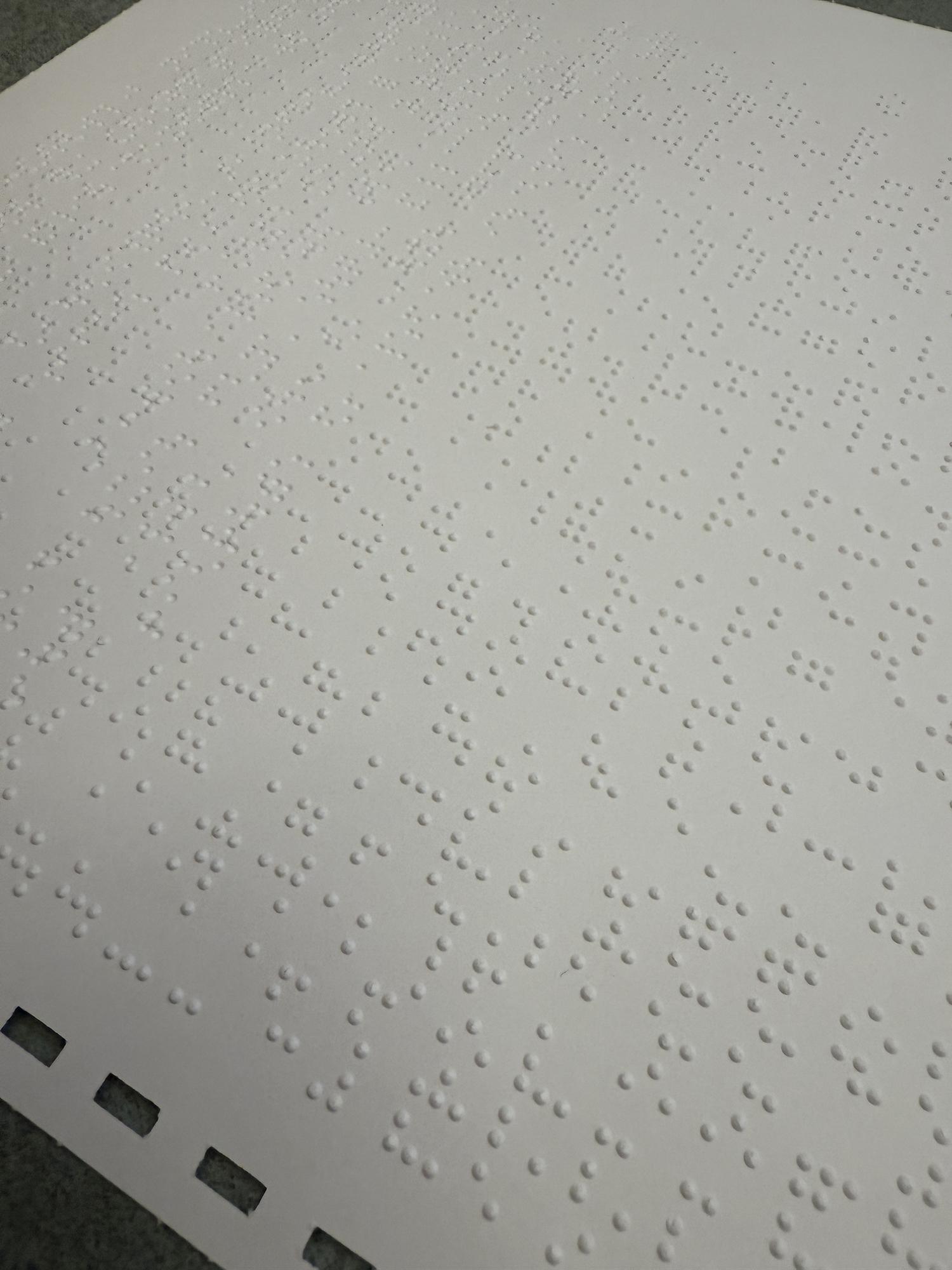 Braille Embossing Station at the Akron-Summit County Public Library