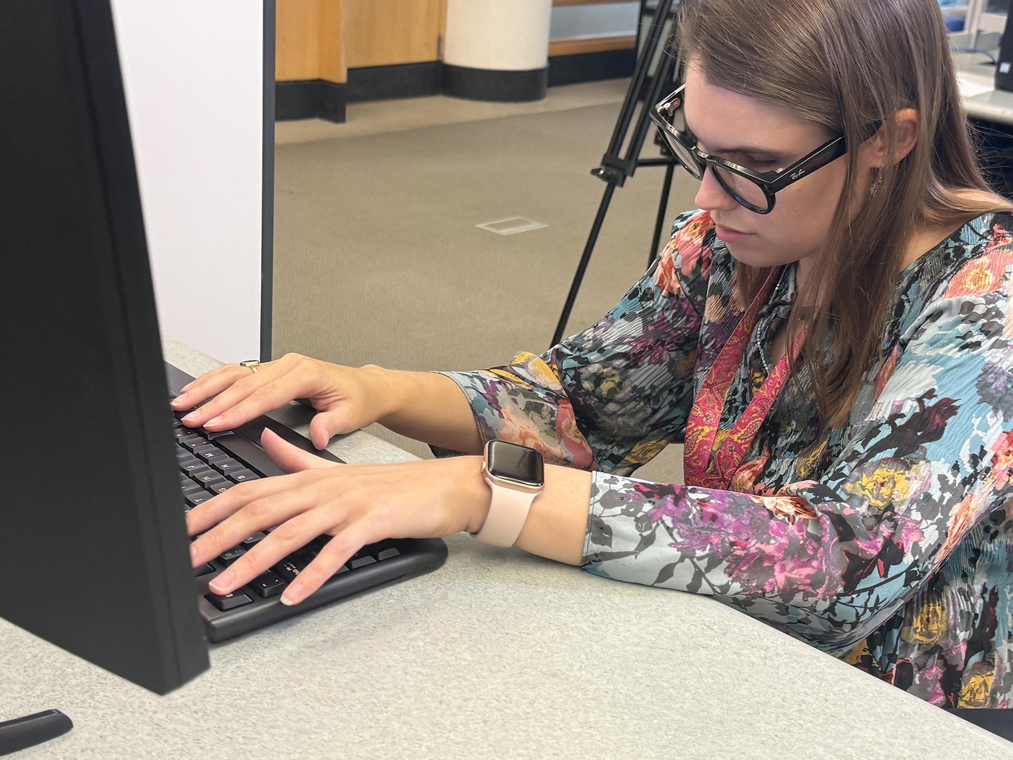 Braille Embossing Station at the Akron-Summit County Public Library