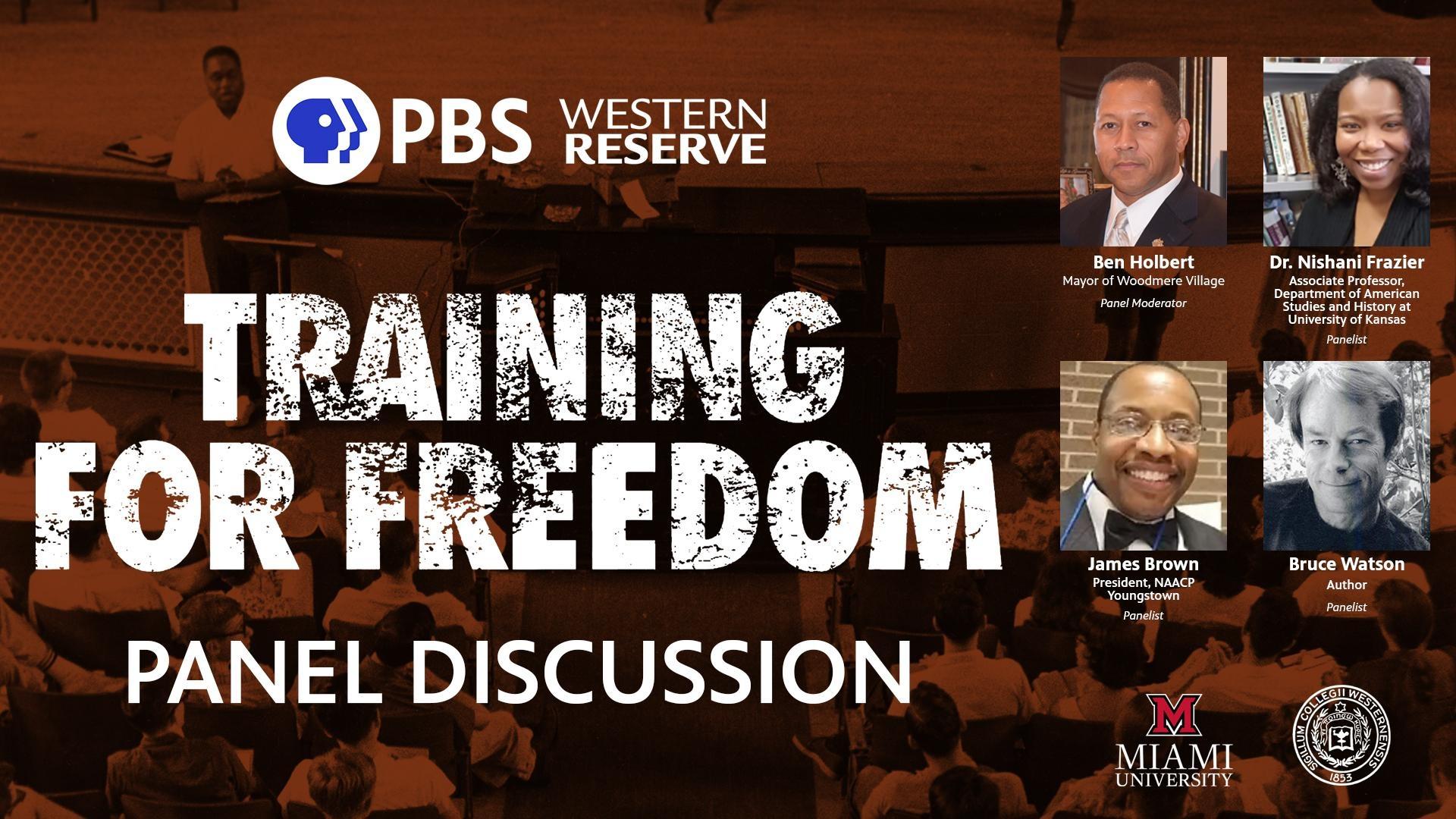 Training for Freedom Panel Discussion